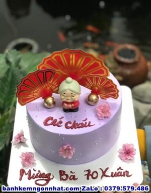 Bánh Kem Mừng Thọ 04